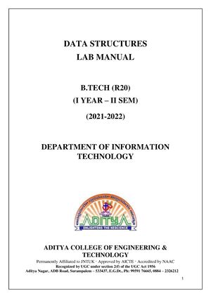 data structures lab manual jntu Kindle Editon