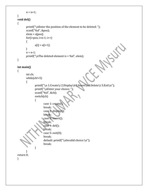 data structures vtu lab manual Kindle Editon