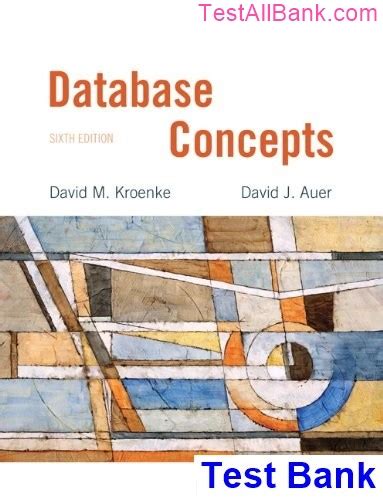 database concepts kroenke 6th edition solutions Ebook PDF