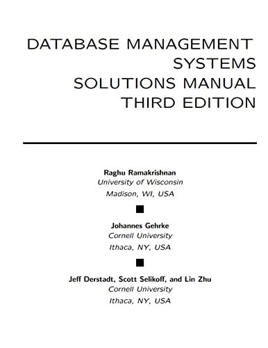 database management systems solutions manual third edition even Kindle Editon