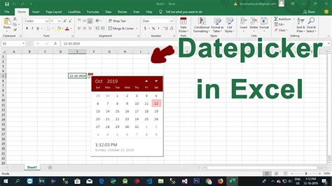 Date Picker Excel