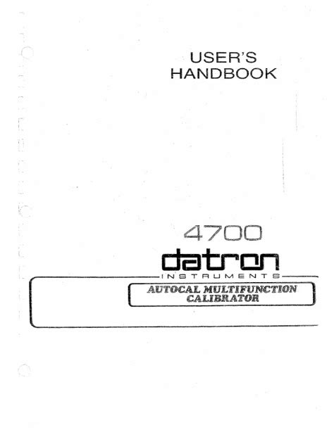 datron 4700 user guide Epub