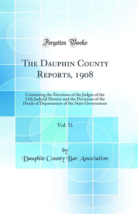 dauphin county reports vol departments PDF