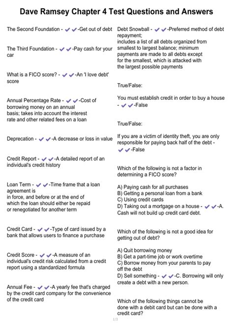 dave ramsey chapter 4 vocab Epub