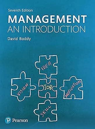 david boddy management an introduction 5th Ebook PDF