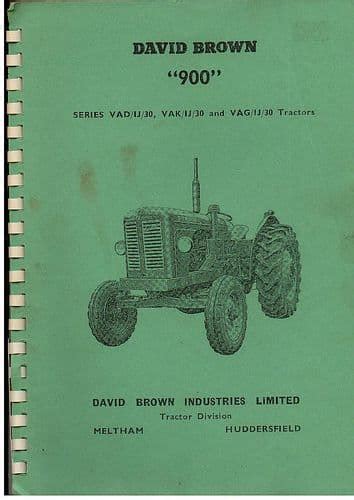 david brown tractor manuals 900 Epub