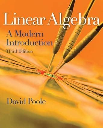 david poole linear algebra 3rd edition solutions Reader