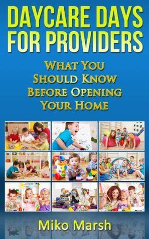 daycare days for providers what you should know before opening your home PDF