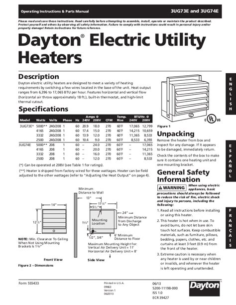 dayton 3ug73d 3ug74d user guide Epub