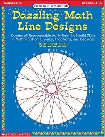 dazzling math line designs grades 4 5 math skills made fun Epub