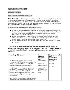 dbq focus the scientific revolution answers Kindle Editon