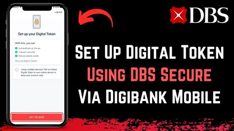 dbs digital token how to use