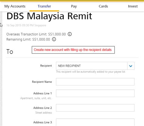 dbs remit to malaysia take how long