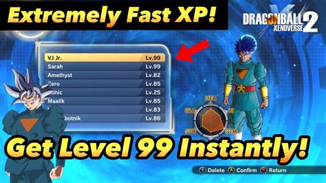 dbxv2 leveling up to 99