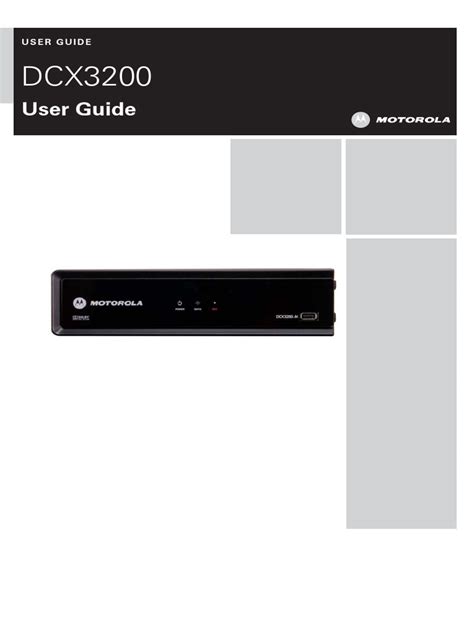 dcx3200 user guide Kindle Editon