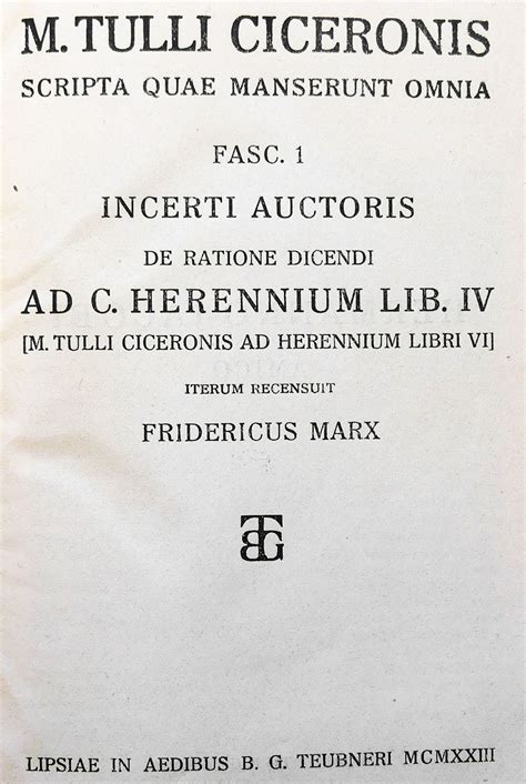 de Ciceronis Et Calvi Reliquorum-Que Atticorum Arte Dicendi Quaestiones... Doc