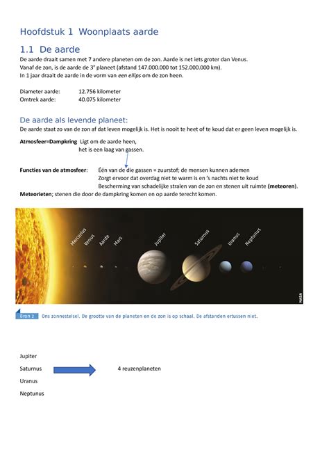 de aarde onze woonplaats 6 vh voor de hoogste leerjaren vwo en havo PDF