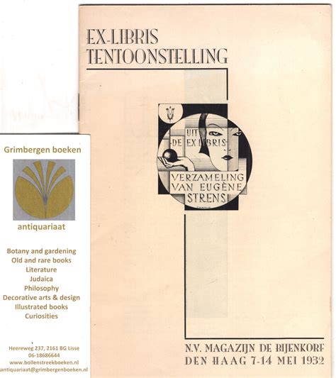 de exlibrisverzameling en de exlibris van ir elcm strens Kindle Editon