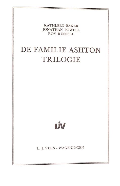 de familie ashton jaren van zorg en spanning tv serie Reader