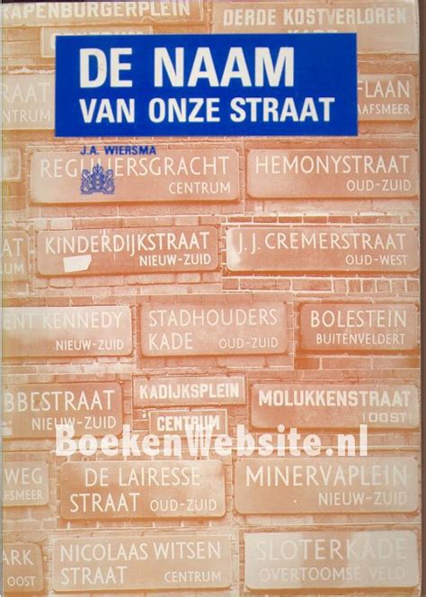 de naam van onze straat PDF