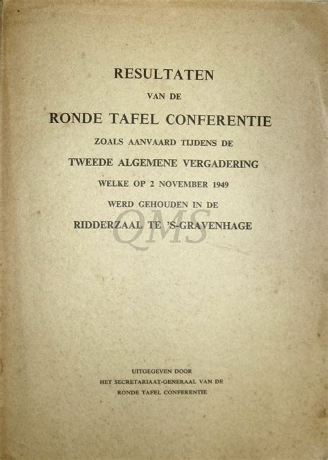 de resultaten van de ronde tafelconferentie Epub