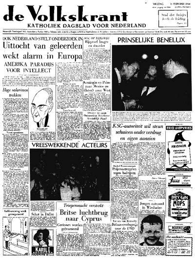 de spiegel 22 februari 1964 nr 21 er zit vaart in friesland Kindle Editon