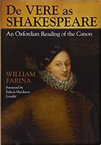 de vere as shakespeare an oxfordian reading of the canon Reader