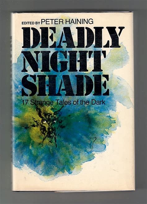 deadly nightshade strange tales of the dark Kindle Editon