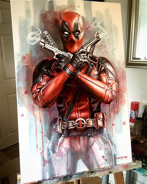 deadpool painting