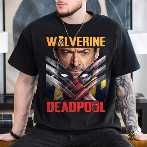 deadpool wolverine tshirt