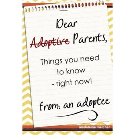 dear adoptive parents things you need to know right now from an adoptee PDF