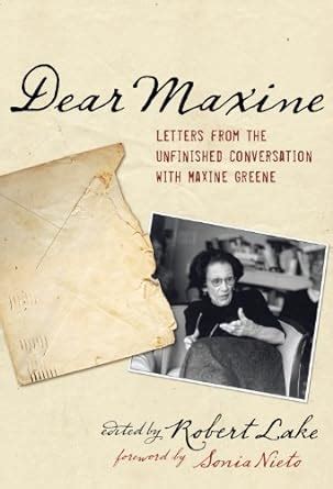 dear maxine letters from the unfinished conversation PDF