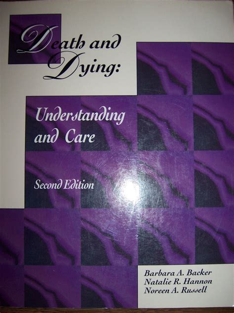 death and dying understanding and care PDF