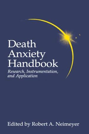 death anxiety handbook instrumentation application ebook PDF