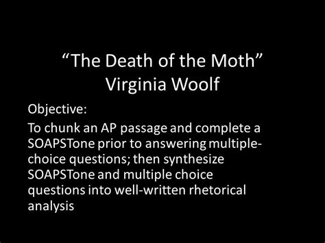 death of the moth multiple choice answers Doc