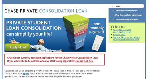 debt consolidation loan chase