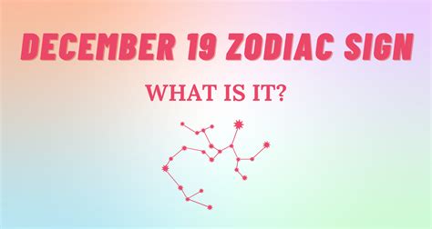 december 19 zodiac sign