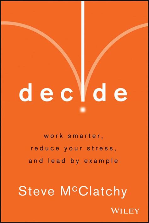 decide work smarter reduce your stress and lead Reader