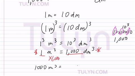 decimeter cube to meter cube