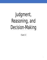 decision making chapter 13 creating Reader