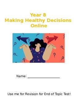 decisions for health student workbook book one PDF