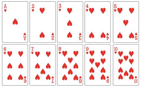 deck of cards number