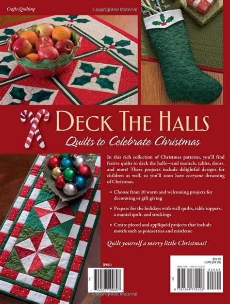 deck the halls quilts to celebrate christmas Kindle Editon