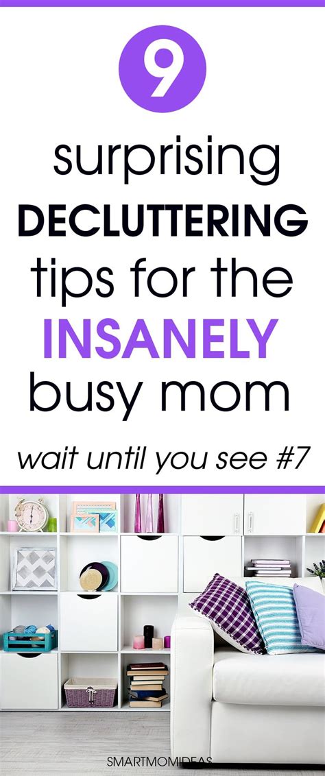 decluttering tips busy moms declutter PDF
