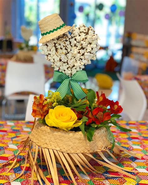 decoração de mesa para a festa junina