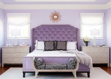 decorating bedroom in purple