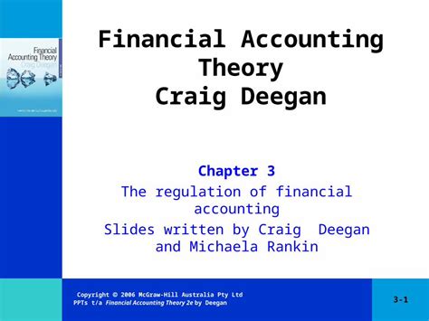 deegan financial accounting theory 3e manual Kindle Editon