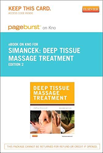 deep tissue massage treatment 2e mosbys massage career development Epub