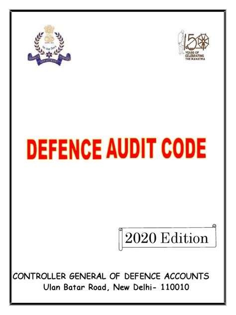 defence audit code pdf Reader