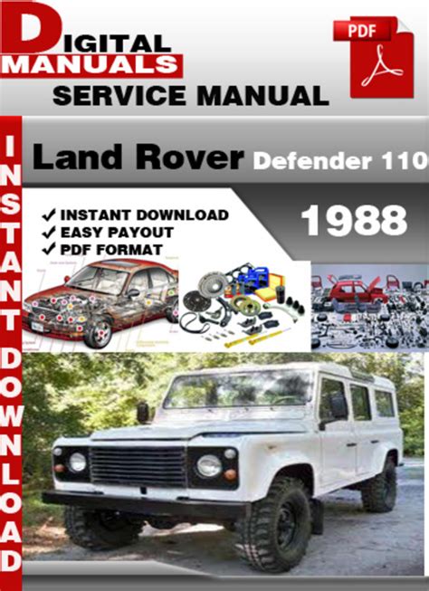 defender 110 manuals Kindle Editon